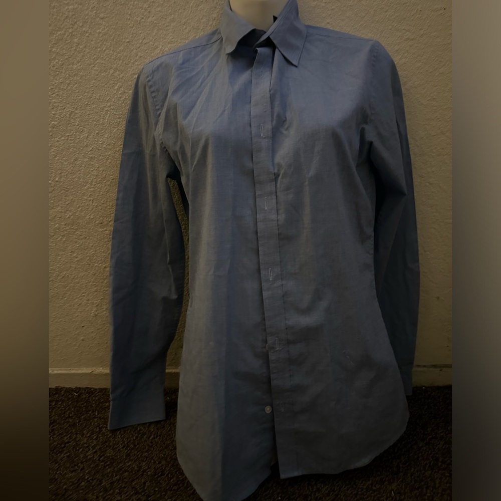 H&M dress shirt slim fit easy iron